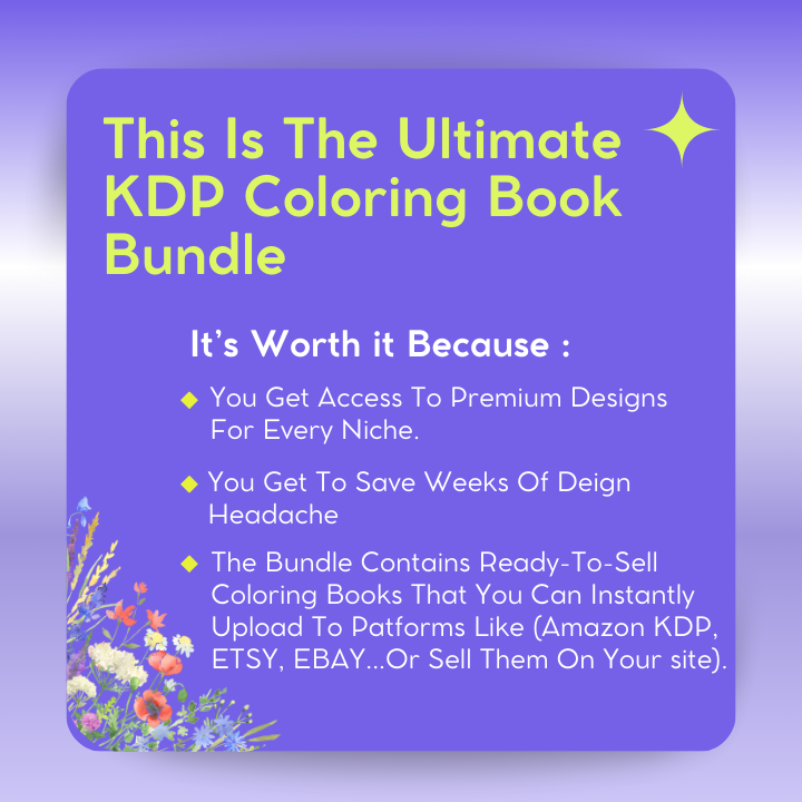 (NOW ON SALE) Instant KDP Business Kit: 15000+ PLR KDP Coloring Pages Bundle- With Resell Rights