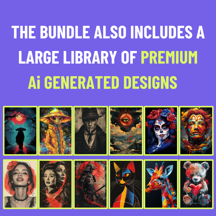 150000+ HIGH QUALITY T-SHIRT DESIGNS- PNG, Ai & SVG- MEGA BUNDLE | WITH RESALE RIGHTS
